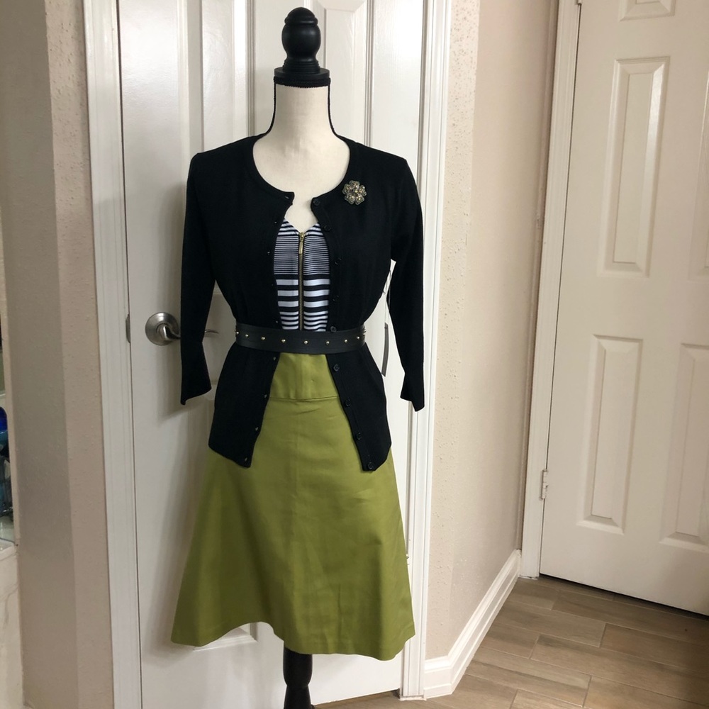 Banana Republic Green Pencil Skirt